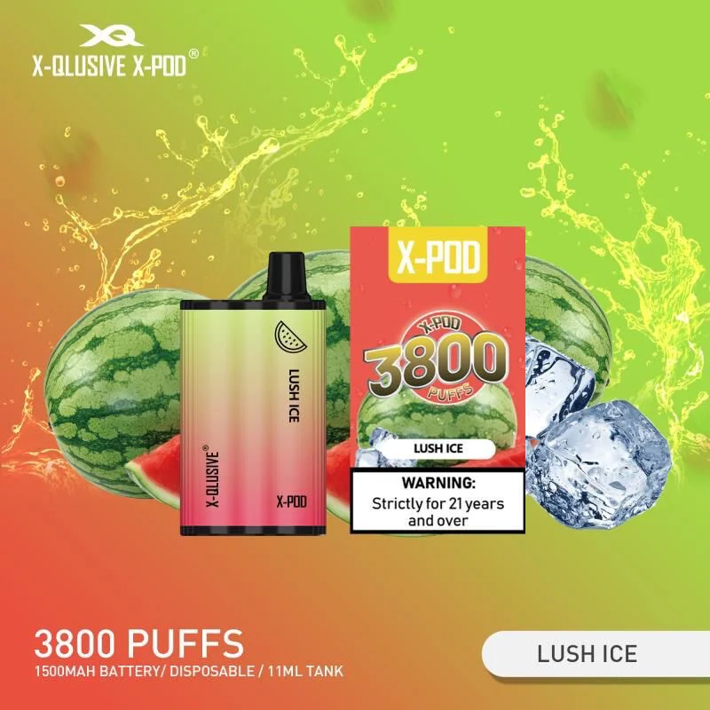 X-QLUSIVE X-POD LUSH ICE – 3800 PUFFS