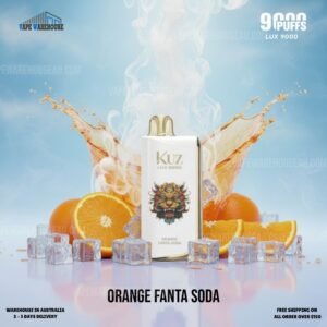 Kuz LUX 9000 Puffs Orange Fanta Soda